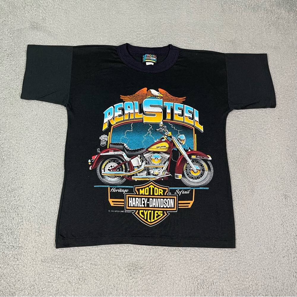 Vintage 80s Harley Davidson shirt - Picture 2 of 7
